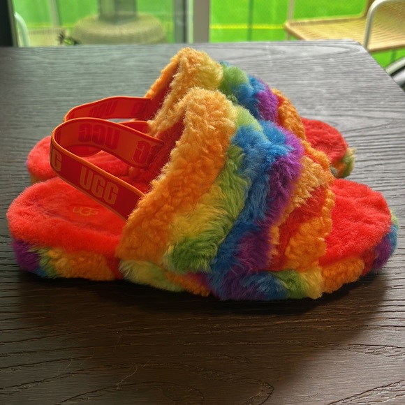 UGG Fluff Yeah Slide Cali Collage - Picture 4 of 6